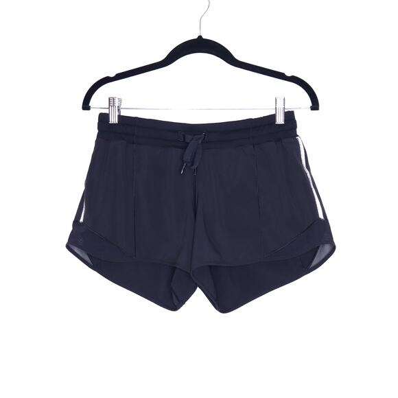 LULULEMON Hotty Hot Short Long 4" Black Lightweight Running Active Women's 6 - Picture 1 of 11